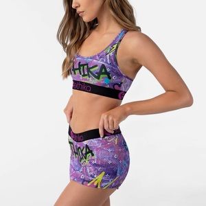Two Ethika Lady Graffiti Sports Bra